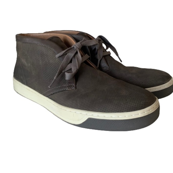 Vince Perforated Sport Suede Sneaker Boot Size 10 - Picture 1 of 13